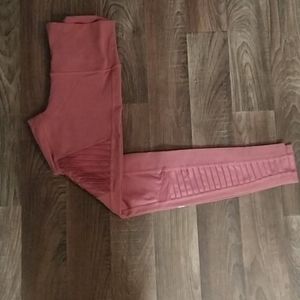 High waist Moto leggings